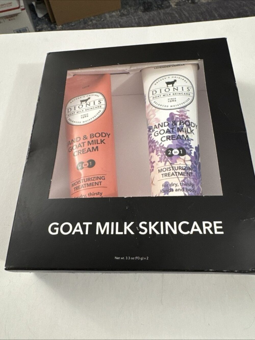 Dionis Hand & Body Goat Milk Moisturizing Cream, Scent Love Lavender Vanilla J43